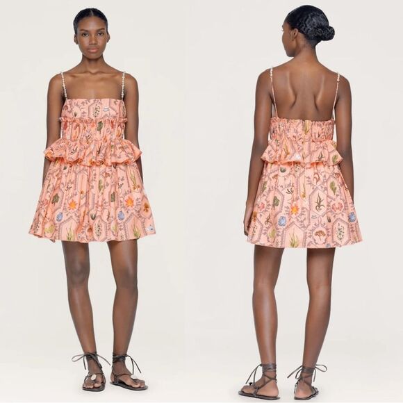 NEW Agua Bendita SALVADOR ENCAJE MINI DRESS Large (e) - Picture 1 of 5